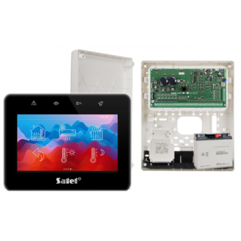 ZESTAW ALARMOWY SATEL INTEGRA 128 PLUS + INT-TSG2-B + OPU-3P + AWT800 + 17Ah